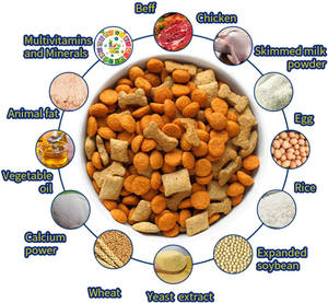 Extrusora de alimentación de animales domésticos secos Máquina de alimentación Animales Gato Perro Equipo de alimentos para animales Planta de fabricación - Product Image 2