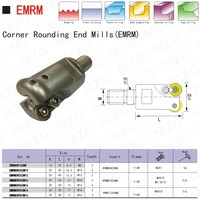 Maifix EMRM Outils de coupe pour machine CNC, Plaquette RPMW1204, Fraise à bout rond à serrage par dents, Compatible avec les systèmes CNC