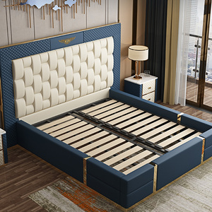 Muebles de Lujo para Dormitorio Principal con Estructura de Cama King o Queen Size, <span class=keywords><strong>Suite</strong></span> de Dormitorio para Hotel y Apartamento con Cama King Size - Product Image 5