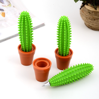 Boutique créative Papeterie Cactus Bonsaï Stylo à bille Mode mignonne Fournitures de bureau Stylo de bureau