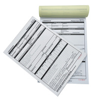 Carnet de reçus personnalisé 2, 3, 4, 5 feuillets, papier autocopiant NCR pour enregistrement de paiements, chèques, notes, transactions de débit, reçus fiscaux, factures et caisses