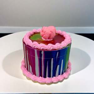 Molino de Hierbas con Forma de Pastel de Cumpleaños, 63 mm, 4 Capas, Molinillo de Hierbas de Zinc, Molinillo de Tabaco Creativo para el Hogar - Product Image 6