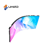 Module d'affichage LED intelligent flexible numérique populaire, écran vidéo LED incurvé pliable en couleur pleine, panneaux de module souple P3.076mm
