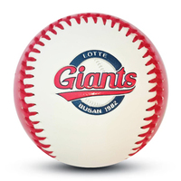 Logo personnalisé/Couleur/Design Matériau PVC synthétique de 9 pouces Noyau dur Cokr au centre Balle de baseball blanche