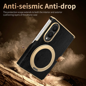 Étui de protection magnétique en cuir PU antichoc pour Samsung Galaxy Z Fold 8 Ultra avec support - Product Image 2