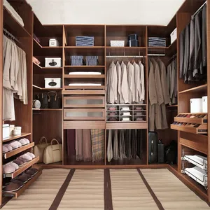 Hot koop moderne slaapkamer walk in closet garderobe ontwerp