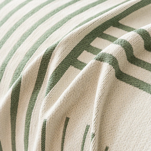 <b>Sofa</b> Cover Full Wrap Chenille Stripe 145-185Cm All Season Modular <b>Sofa</b> <b>Protector</b> - Product Image 3