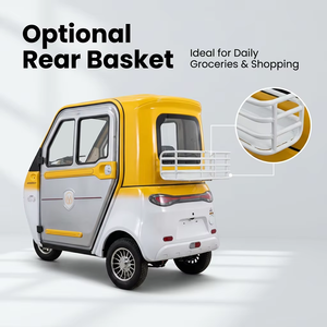 Mini <span class=keywords><strong>Triciclo</strong></span> Eléctrico de 60V 1000W, Vehículo Eléctrico Cerrado, Scooter para Adultos, Vehículo de Movilidad para Personas Mayores, para el Hogar y Desplazamientos Urbanos - Product Image 6