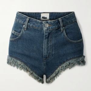 Shorts de mezclilla casuales sexys para mujer, de cintura alta, ajustados y elásticos, al por mayor a bajo precio del fabricante - Product Image 1