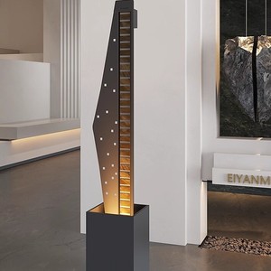 Eiyanme Modern Floor Standing <b>Humidifier</b> 6 Gal Automatic Polycarbonate Water Feature for Living Room Office - Product Image 1