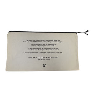 Sac de voyage à fermeture éclair en coton léger pour maquillage stockage de voyage sous-vêtements soutien-gorge sacs de rangement pour <span class=keywords><strong>lingerie</strong></span> vente en gros - Product Image 3