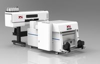 Nouvelle imprimante DTF automatique Xmay haute vitesse A3 30 cm pour t-shirts, avec têtes d'impression, encre pigmentée, transfert de film PET flexible, garantie 1 an