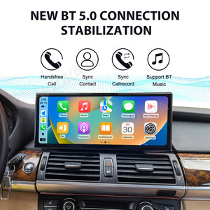 Mookaka 12.3 inch <span class=keywords><strong>Android</strong></span> 14 cho BMW x5x6 E70 71 2007 2013 màn hình cảm ứng được xây dựng trong GPS đa phương tiện Video Player Auto đài phát thanh Carplay - Product Image 4