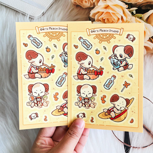 Autocollants de dessins animés 3D, autocollants mignons de dessins animés, rouleau d'autocollants de dessins animés - Product Image 3