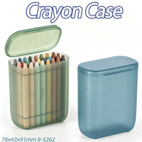 Porte-stylos en plastique translucide personnalisé SUNSHING, organiseur de crayons de bureau, étui pour marqueurs, boîte à crayons, conteneur de rangement pour pinceaux de maquillage