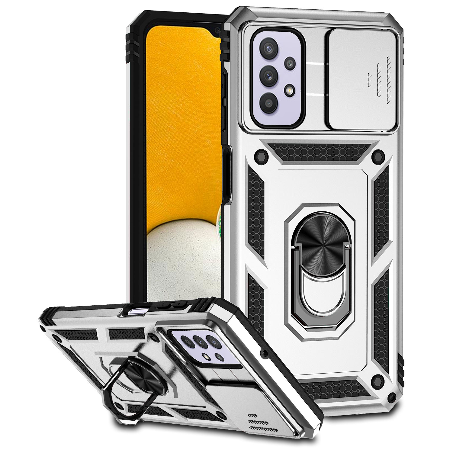 Чехол для телефона с откидной подставкой, чехол для объектива камеры, скользящий протектор из поликарбоната и ТПУ, гибридные Чехлы для мобильных телефонов Motorola G30 G50 G60S