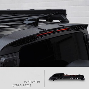 Kit complet de pièces de modification et d'amélioration pour Land <span class=keywords><strong>Rover</strong></span> Defender : Coque de clé de voiture style PLUMB modifiée, Plateforme de porte arrière, Barre de toit, Pare-chocs - Product Image 4