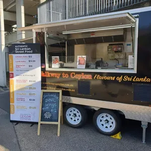 Mobiele Voedsel Koffiekar Ijskar Dot Concessie Food Trailer Te Koop Restaurant Food Truck Met Volledige Keuken