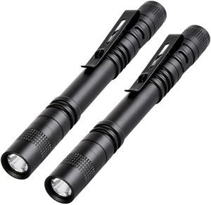 Mini lampe torche étanche en alliage d'aluminium, lampe de poche à LED haute luminosité avec 5 modes pour l'inspection, le travail et la réparation - Product Image 1