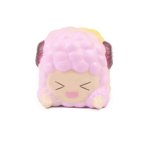 Pu Sleepy Sheep <b>Squishy</b> Toy Soft Slow Rebound Fidget Stress Relief For Kids 2 4 Years Unisex Gift Decor - Product Image 1