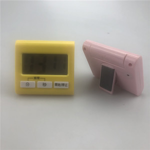 Electronic Timer 60 Minute Countdown Battery Powered Rectangle Shape Tabletop Use White Yellow Black Pink Colors - Product Image 4