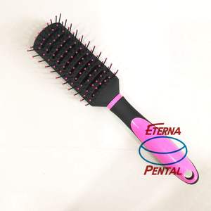 MJHB-001 all'ingrosso spazzola per capelli in Nylon Pin Base in gomma PP e manico in ABS spazzola per capelli personalizzata - Product Image 2