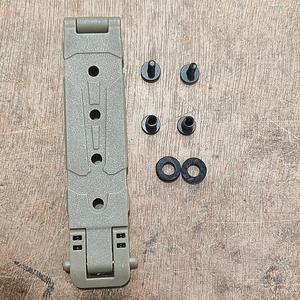 Tactical MOLLE-LOK with KYDEX Back <b>Buckle</b> Waist Carrying <b>Clip</b> Universal Molle System Adapter For Outdoor Hunting Gear - Product Image 1
