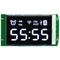Modul LCD 7 Segmen Layar LCD Kustom VA dengan Kecerahan Tinggi