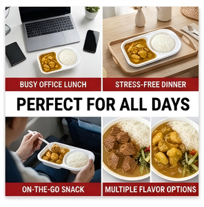 Kits de survie alimentaires de marque OEM, saveur curry au poulet, riz instantané prêt à manger au micro-ondes en <span class=keywords><strong>2</strong></span> minutes - Product Image 5