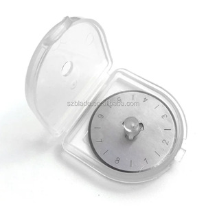 Pisau pemotong putar SK5 18mm <span class=keywords><strong>28mm</strong></span> 45mm 60mm kotak plastik perak industri baja karbon tinggi pisau utilitas menerima Logo kustom - Product Image 3