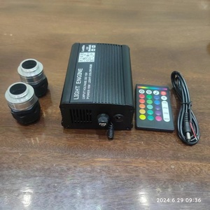 DC12V/AC100-240V RGBW 2*16W Fiber Light Engine 25mm Kaliber mit RF und Handy APP Music Control - Product Image 3
