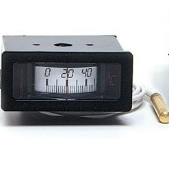 <b>Thermometer</b> RO-88 black body, capillary mm.1500 PVC covered, temperature 0+120C div.2C, white dial black <b>digital</b> numbers, - Product Image 2