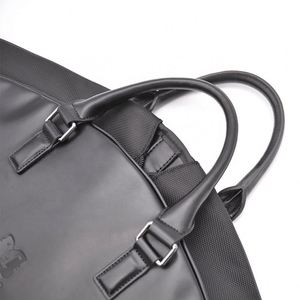 Free Sample Custom wholesale eco-friendly men black breathable polyester dust cover suit <b>garment</b> <b>carrier</b> bag for travel wedding - Product Image 5