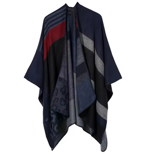 Factory Custom Women's Shawl Wrap Poncho Cape <b>Cardigan</b> Sweater <b>Open</b> <b>Front</b> Shawl for Spring Fall Winter - Product Image 2