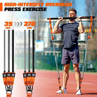 Bandes de Résistance Élastiques pour Exercices, Tubes de Tension, Cordes de Yoga, Élastomère Thermoplastique, Expander, Kit Barre de Pilates