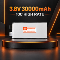 Cellule polymère LiHV LiPo semi-solide OEM 3,8 V 30000 mAh 10C pour pack de batterie de drone UAV
