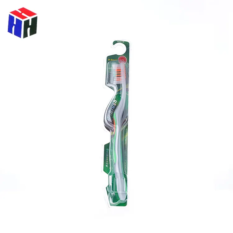 Hot sale most popular colorful nylon plastic adult toothbrush