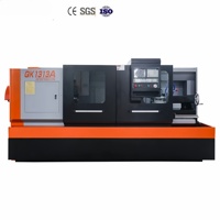 Torno de Roscado de Tubos CNC de Cama Plana Horizontal de un Solo Husillo para Trabajo Pesado QK1344 con Mandril Hidráulico de 130 mm de Diámetro Pasante