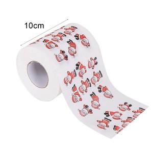 Xmas <strong>Toilet</strong> Paper Christmas Bathroom <strong>Roll</strong> Paper Household <strong>Novelty</strong> Printed <strong>Toilet</strong> Paper Tissue <strong>Roll</strong> - Product Image 2