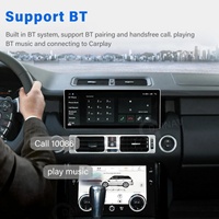Reproductor Multimedia de 12.3 Pulgadas para Land Rover Range Rover V8 L322 2002-2012, Tablero de Aire Acondicionado Estéreo, Pantalla Táctil, Radio para Auto