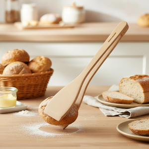 Pinces de cuisine en bois de haute qualité de 30 cm Outils de service écologiques Mini taille pour boîte à pain et à nourriture de 200 - Product Image 3