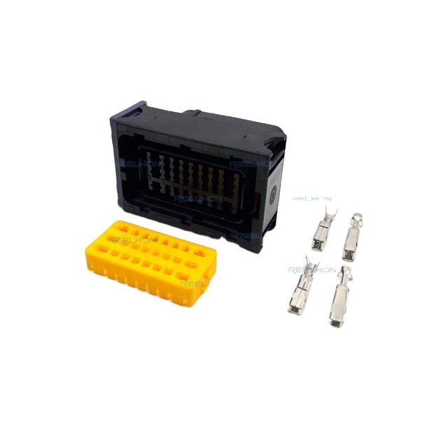 24 Pin Female FCI Sicma ECU Tuningbox Plug Wire Harness Auto Connector Tyco Amp 211PC249S0005