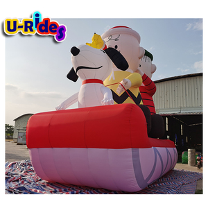 <span class=keywords><strong>Snoopy</strong></span> giáng sinh Inflatable 420D Oxford mô hình 8M cây Santa Claus phim hoạt hình Máy thổi khí CE chứng nhận dễ dàng thiết lập tùy chỉnh màu sắc - Product Image 3