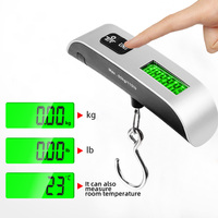 Pèse-bagages intelligent pour voyage, capacité 50 kg, pèse-bagages portable