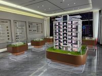 Maqueta Arquitectónica Personalizada de Edificio, Maqueta de Mesa de Arena de Edificio Comercial para Exhibición en Sala de Exposiciones Inmobiliarias