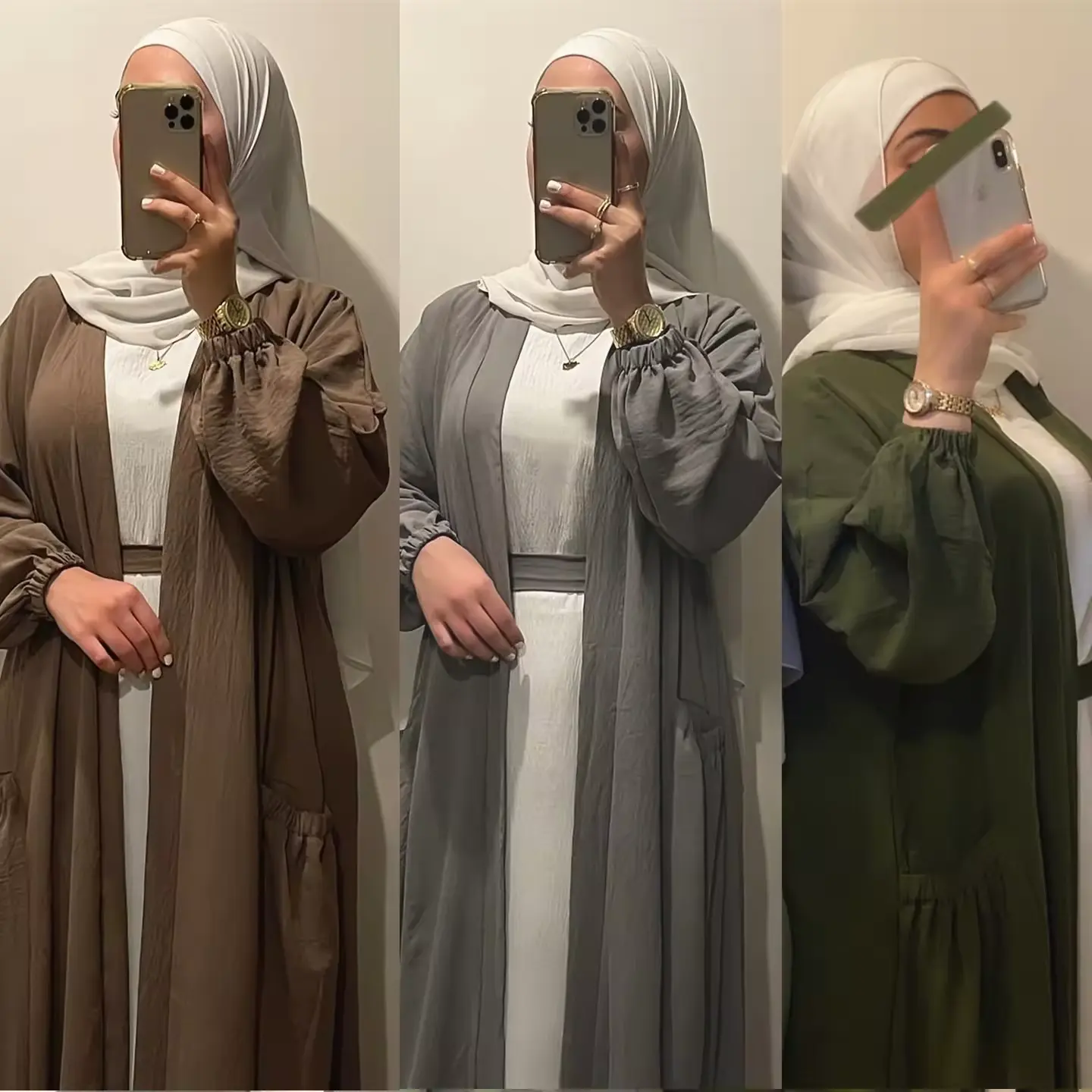 Nieuwe Mode Open Abaya Voor Vrouwen Elegante Dames Jilbab Abaya Kleding Toptan Turquie Abaya Groothandel Wereldwijd Verzending