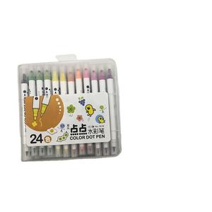 Pennarelli a punta Dot a base d'acqua pennarelli ad acquerello Art pennarelli a doppia punta per il <span class=keywords><strong>disegno</strong></span> - Product Image 1