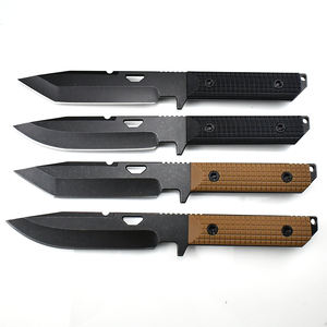 OEM personalizado de alta rentable táctico portátil cuchillo de caza al aire libre Camping cuchillo <span class=keywords><strong>supervivencia</strong></span> cuchillo de hoja fija con Scrabbard - Product Image 1