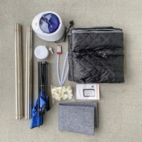 Sauna Vapeur Portable de Maison 4 Litres en Gros, Cabine de Spa et Sauna avec Fenêtre Transparente