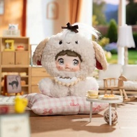 Nommi Original Série Sitting Zoo Boîte Mystère Figurine en Vinyle Décorative Mignonne Pendentif Poupée en Peluche